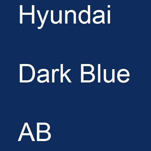 Hyundai, Dark Blue, AB.